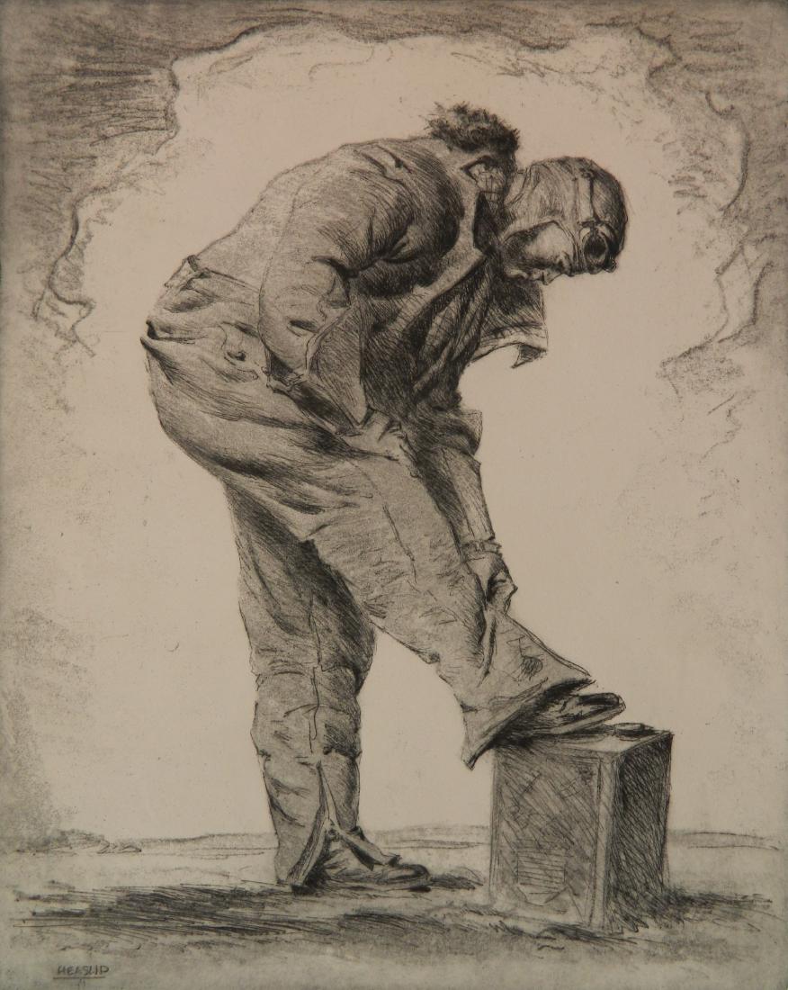 William Heaslip aquatint (1 of 4)