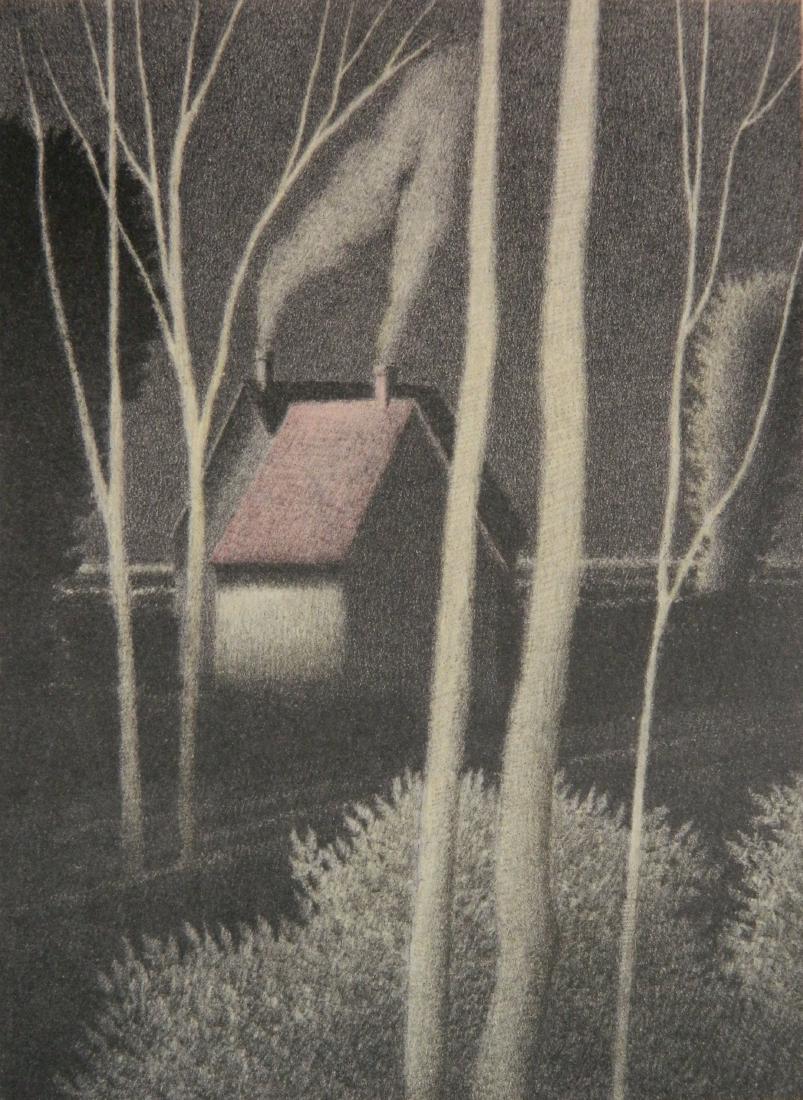 Robert Kipniss lithograph in color (1 of 5)