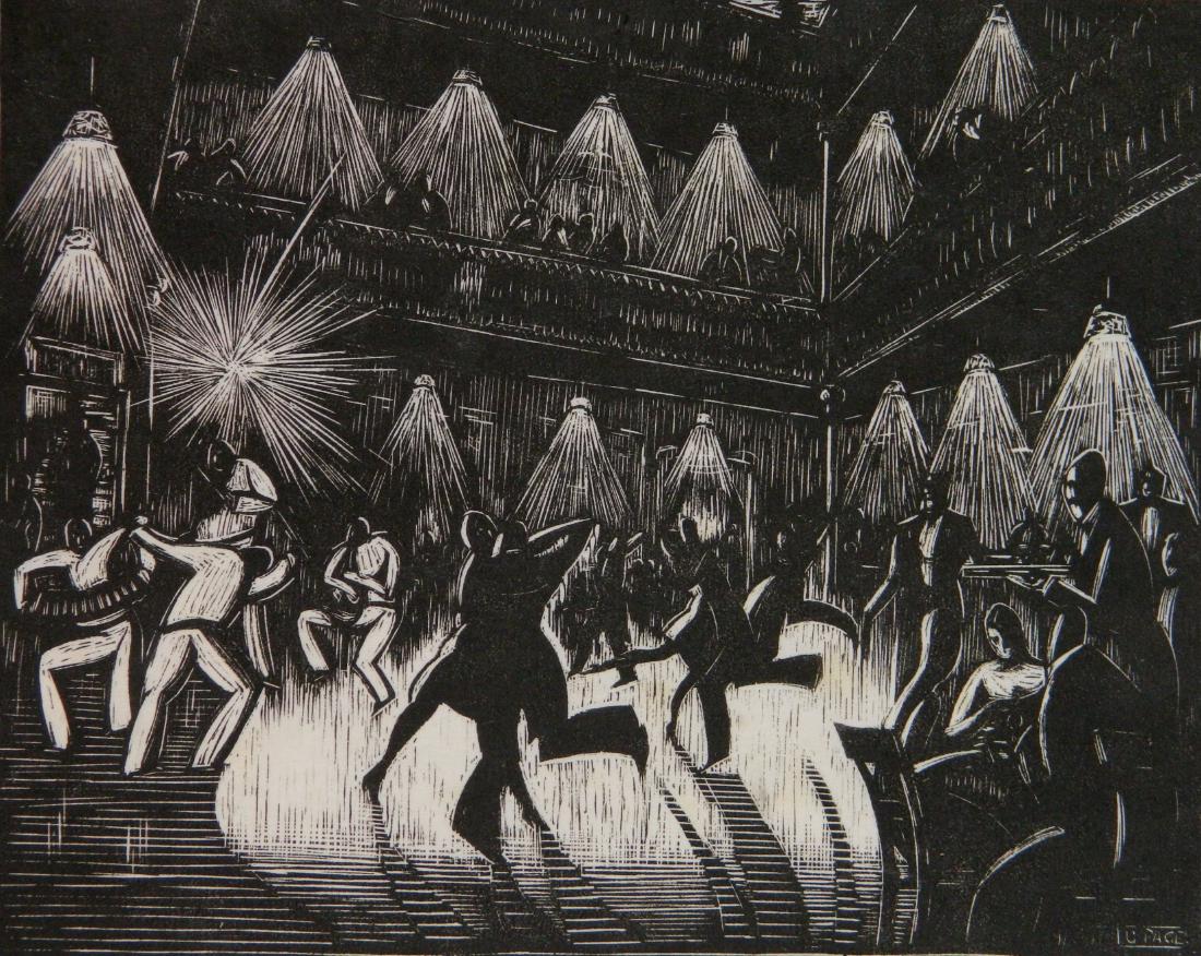 Graham Dudley Page wood engraving (1 of 4)