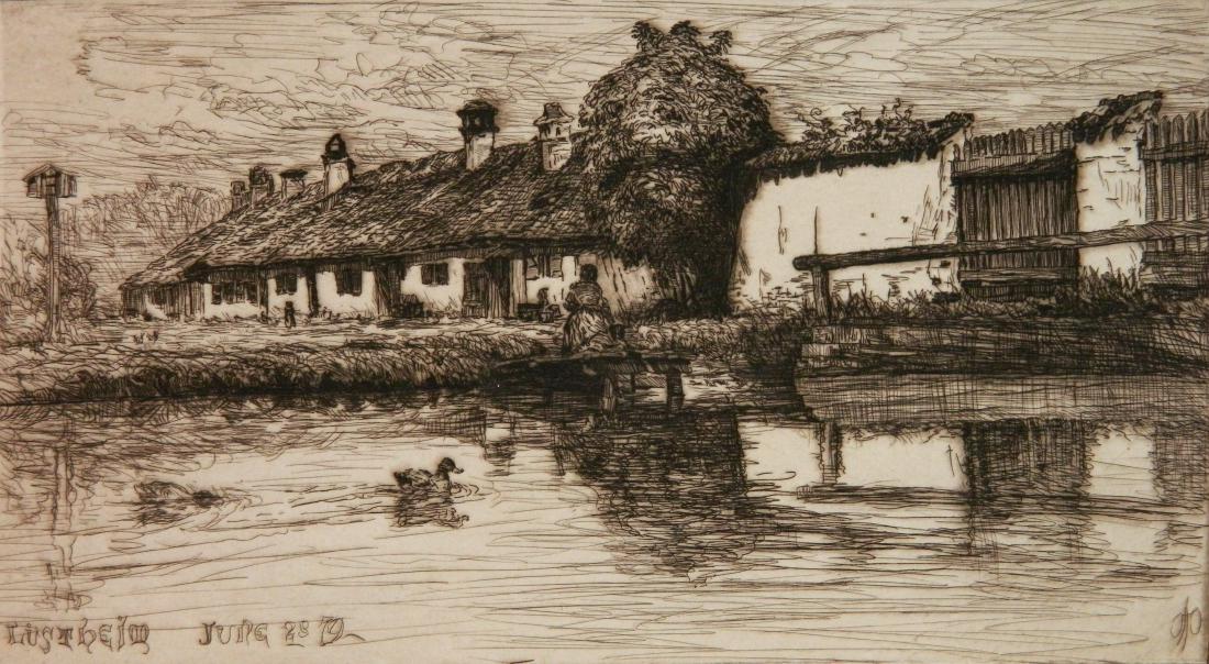 Otto Bacher etching (1 of 4)