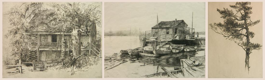 Kerr Eby 3 etchings (1 of 9)