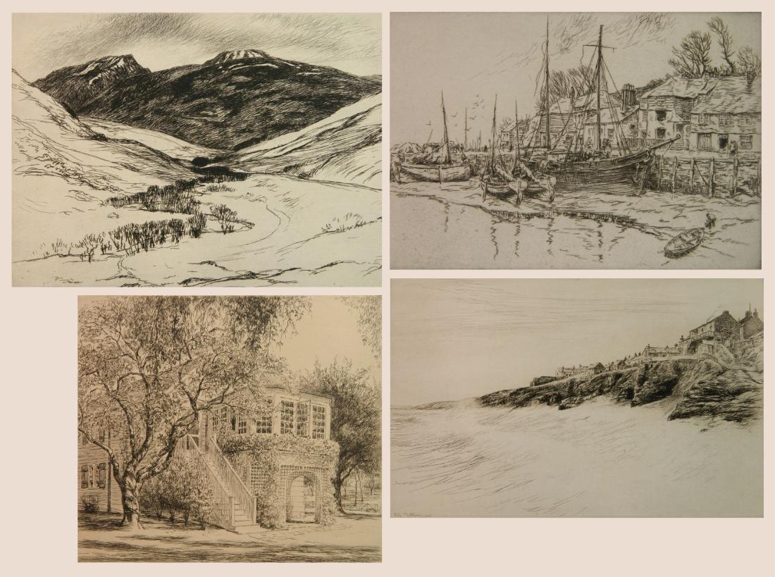 Kerr Eby 4 etchings (1 of 9)