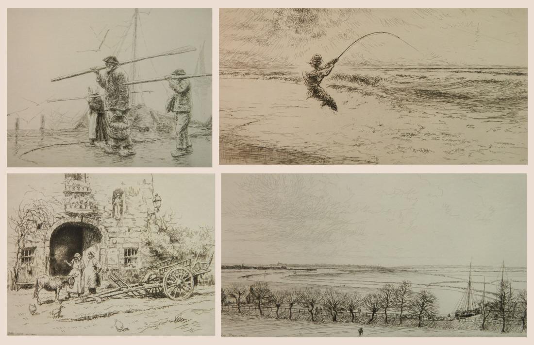 Kerr Eby 4 etchings (1 of 10)