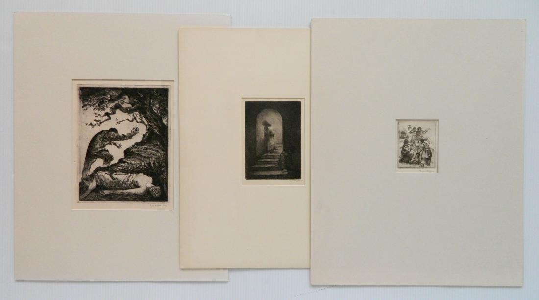 Eugene Higgins 3 etchings (1 of 6)