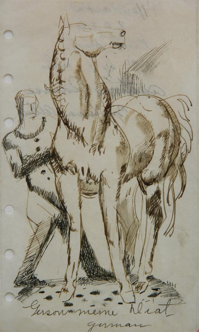 William Sommer pen and ink (1 of 3)