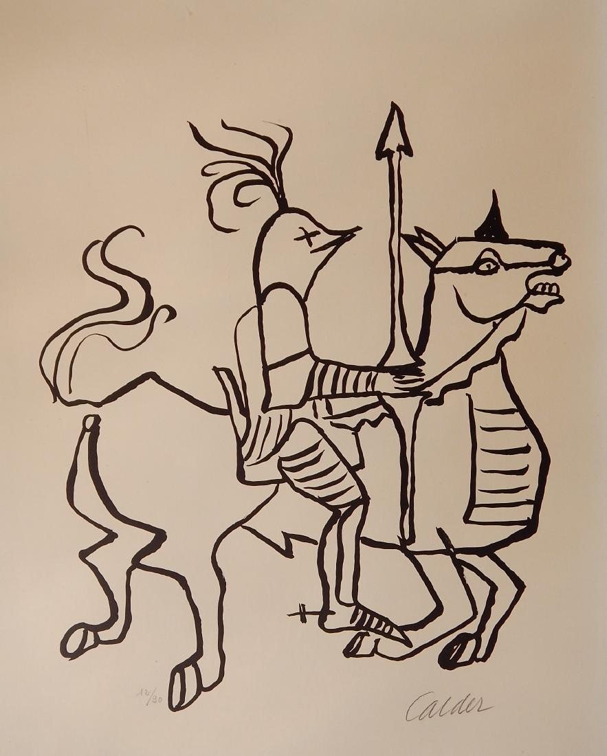 Alexander Calder lithograph (1 of 5)