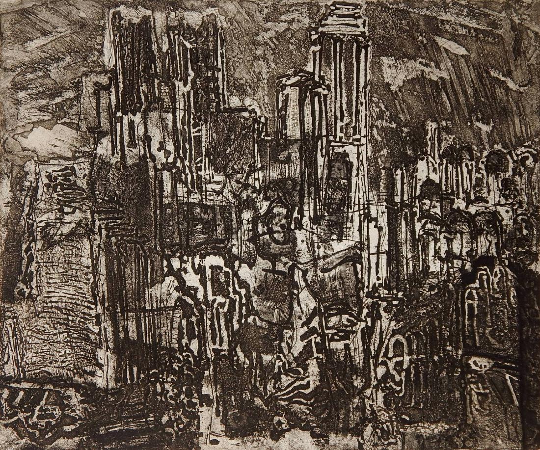 Rudy Pozzatti etching (1 of 4)