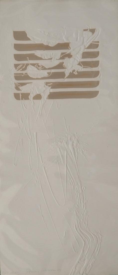 Romas Viesulas gypsograph or embossing (1 of 4)