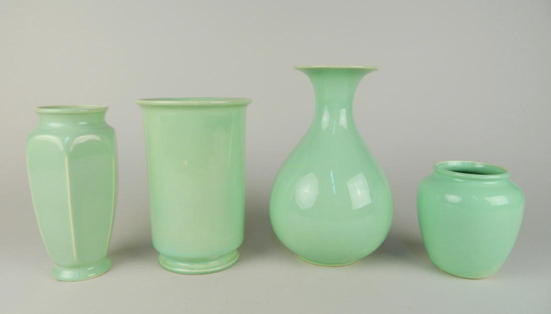 4 Cowan Pottery vases (1 of 7)