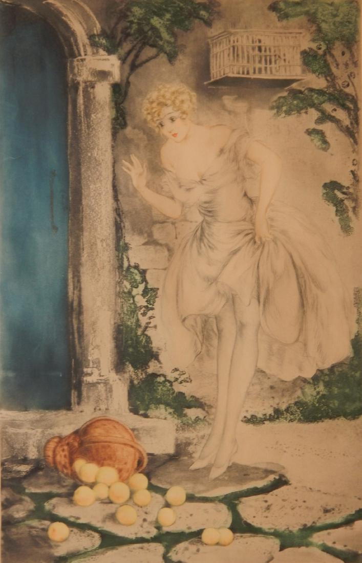 Louis Icart etching (1 of 4)