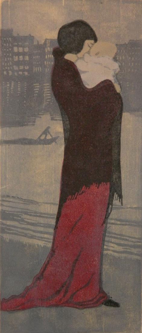 Johanna Metzner woodblock (1 of 3)