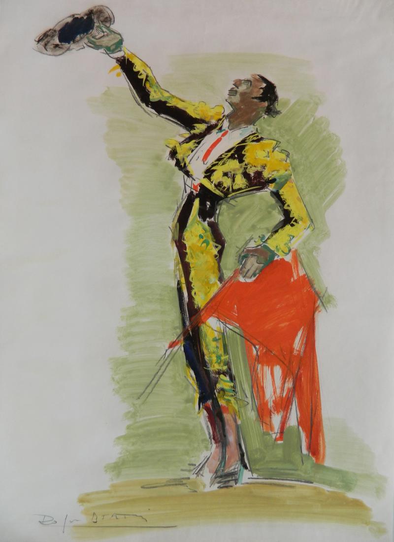 20th c. American School mixed media (1 of 4)