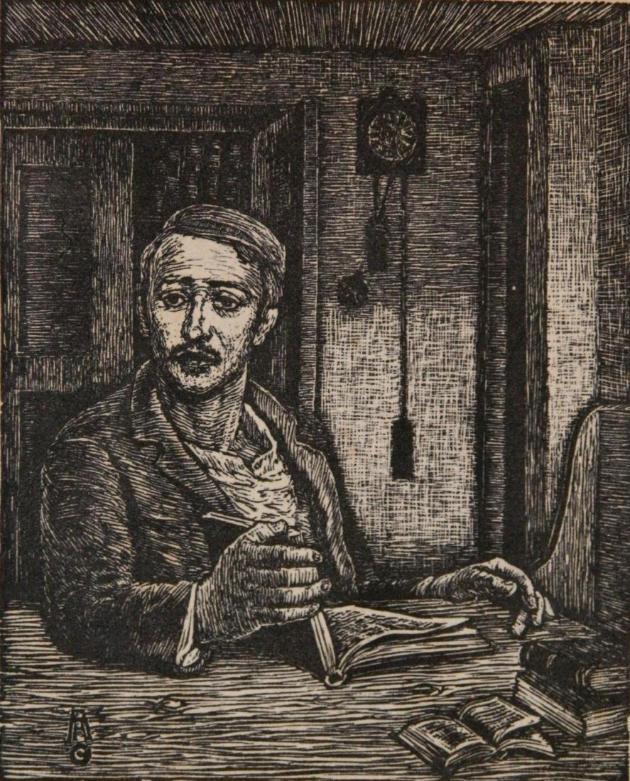 Albert Abramovitz woodcut (1 of 4)