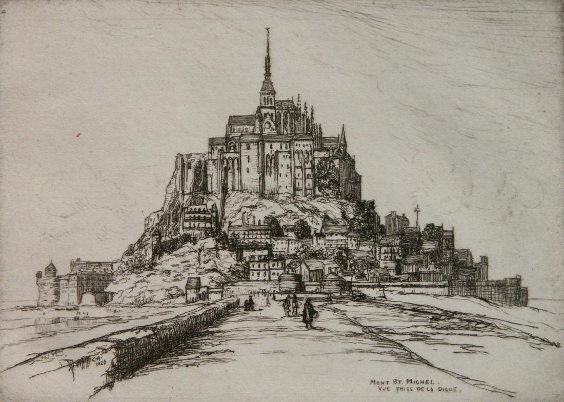 Caroline H. Armington etching (1 of 4)