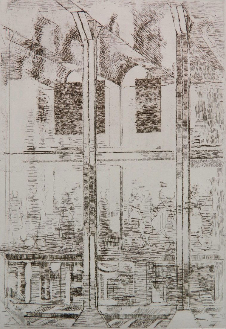 Isabel Bishop etching (1 of 6)