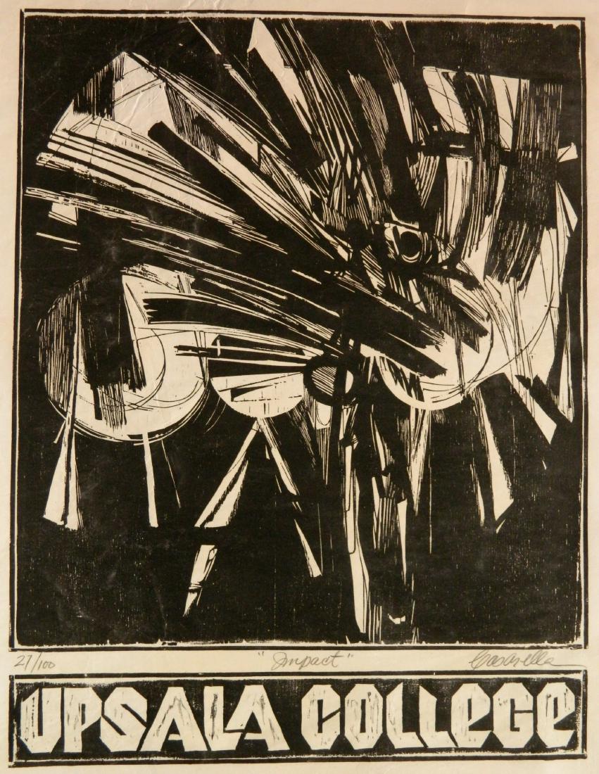 Edmond Casarella woodcut (1 of 4)