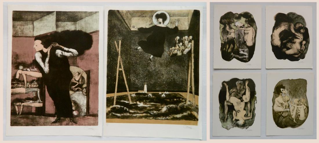 Federico Castellon 6 lithographs (1 of 9)