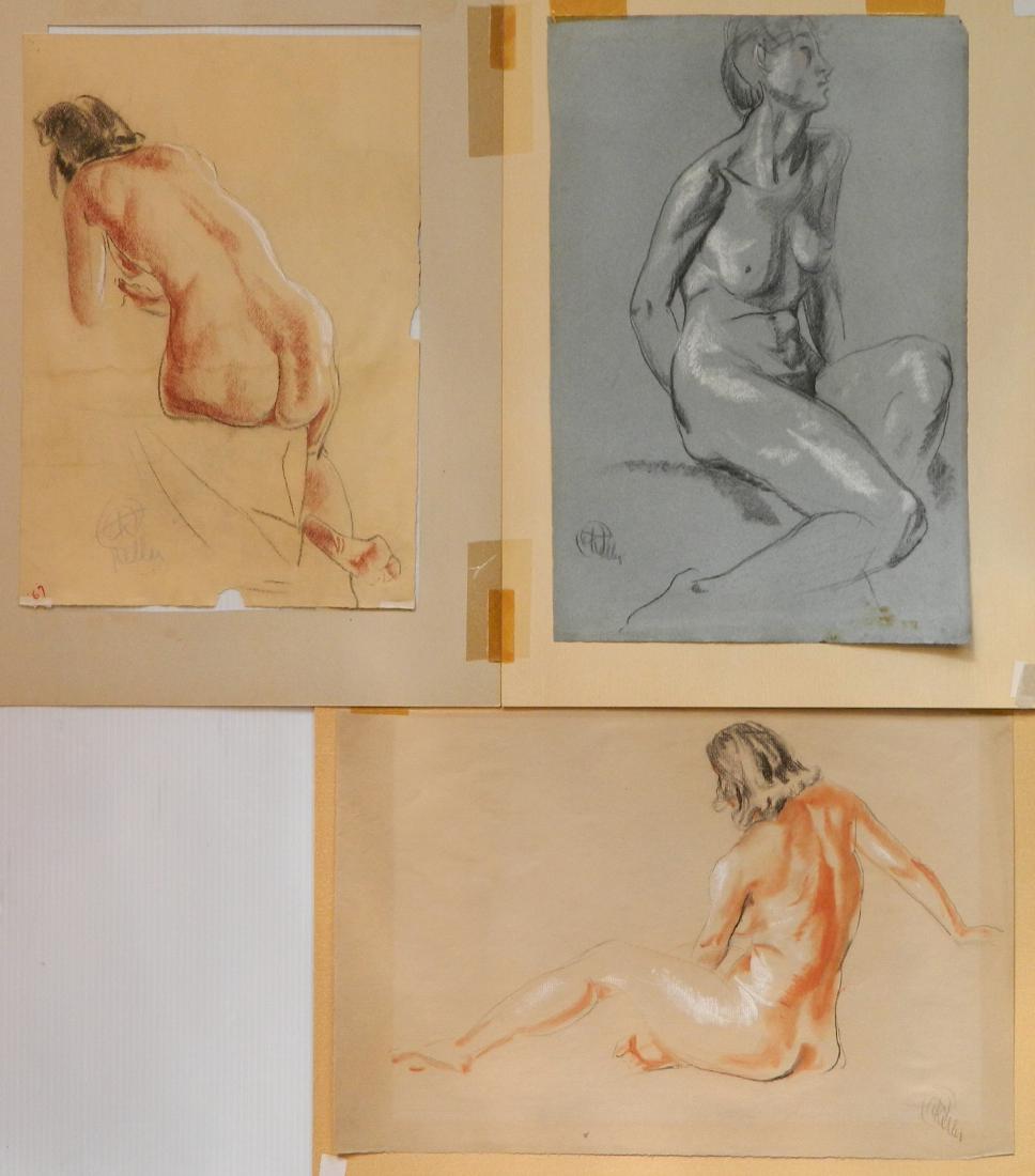 Henry G. Keller 3 charcoal and chalk pastel (1 of 6)