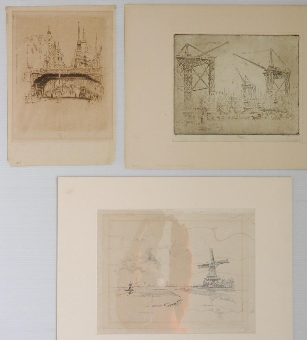 Joseph Pennell 3 works on paper (1 of 5)