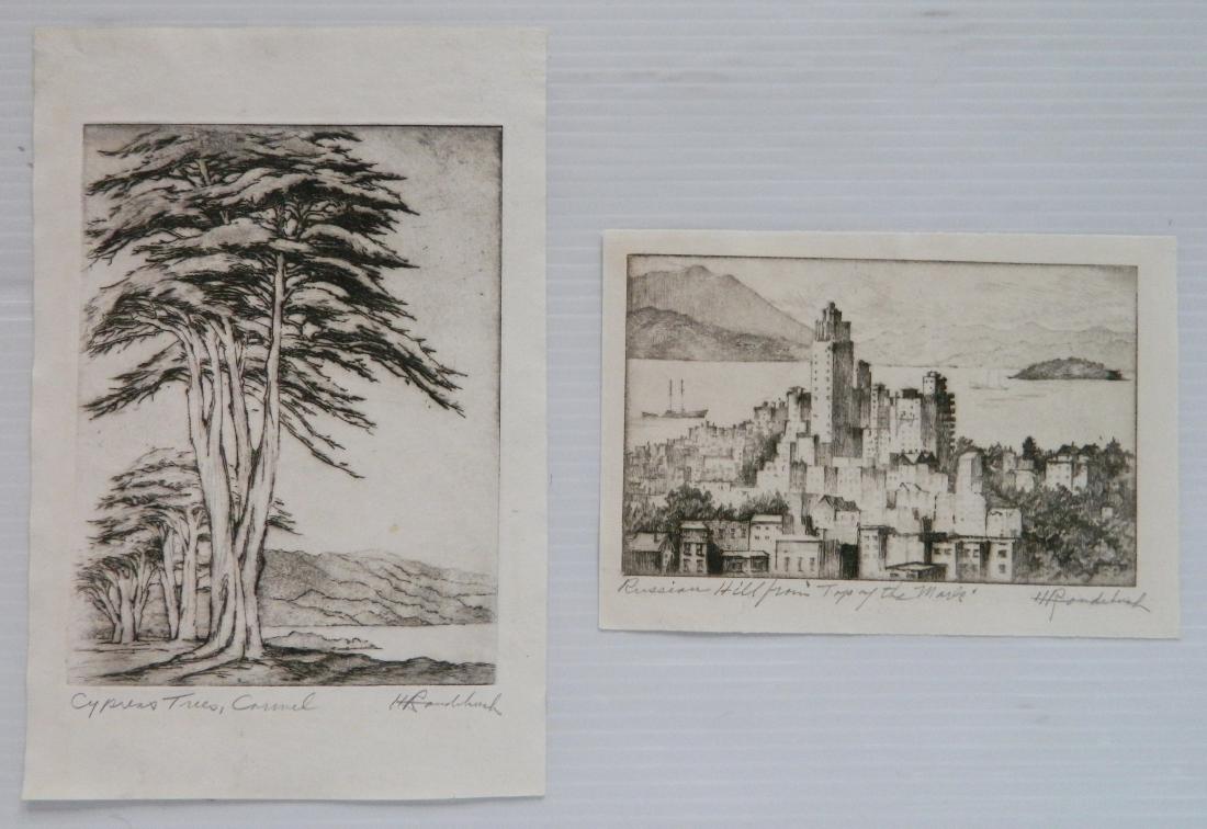 Harriet Roudebush 2 etchings (1 of 6)