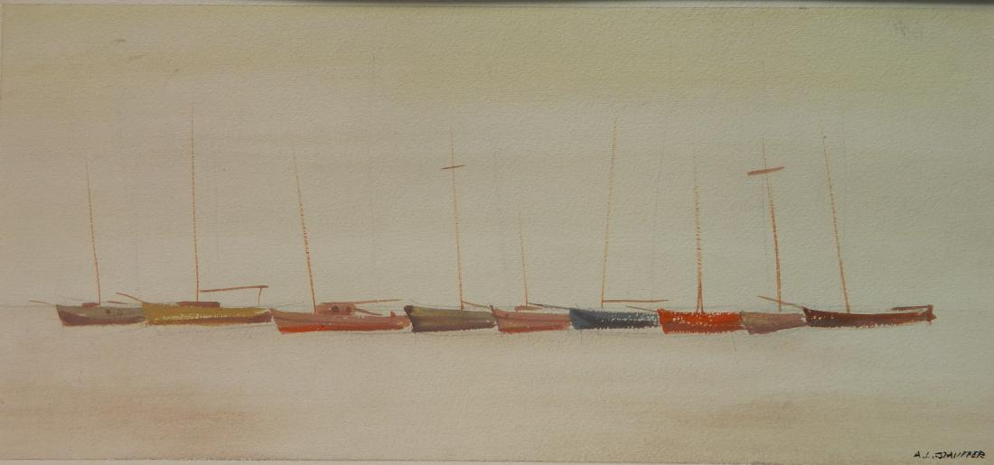 Alfred Stauffer watercolor (1 of 4)