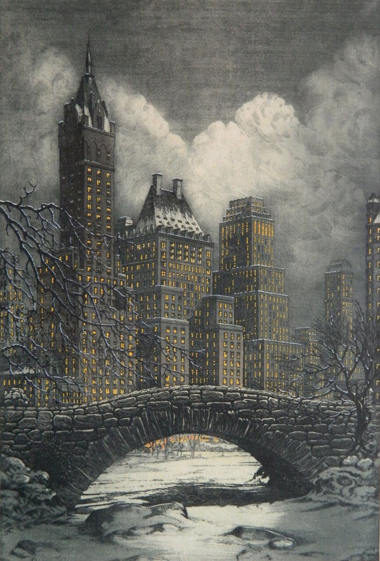 A. Tolland (?) etching and aquatint (1 of 3)