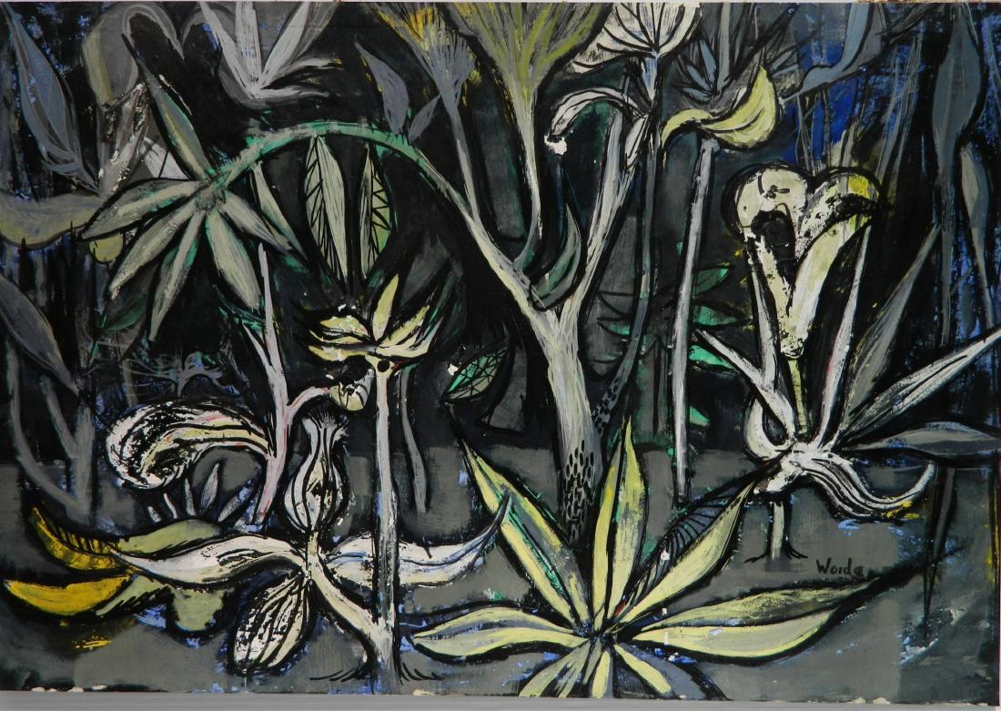 Robert E. Woide watercolor and gouache (1 of 5)