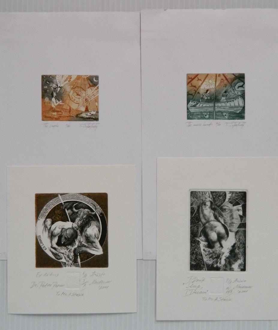 Hristo Naidenov 4 Miniature etchings (1 of 6)