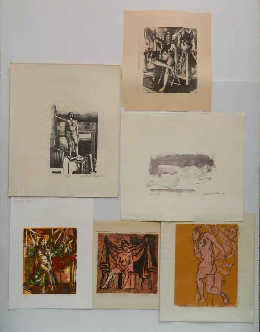 Hilliard Dean 4 lithographs and 2 woodcuts (1 of 6)