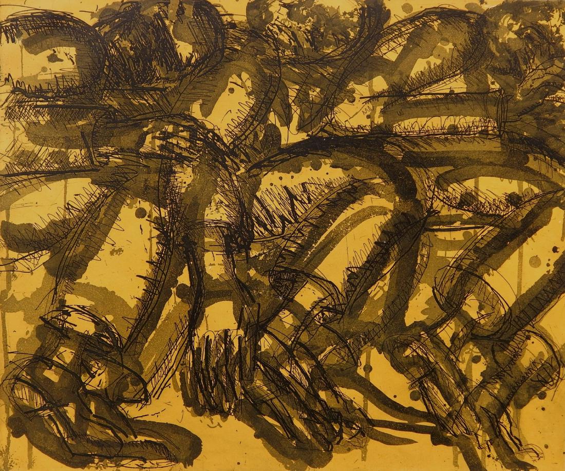 Lester Johnson etching (1 of 4)