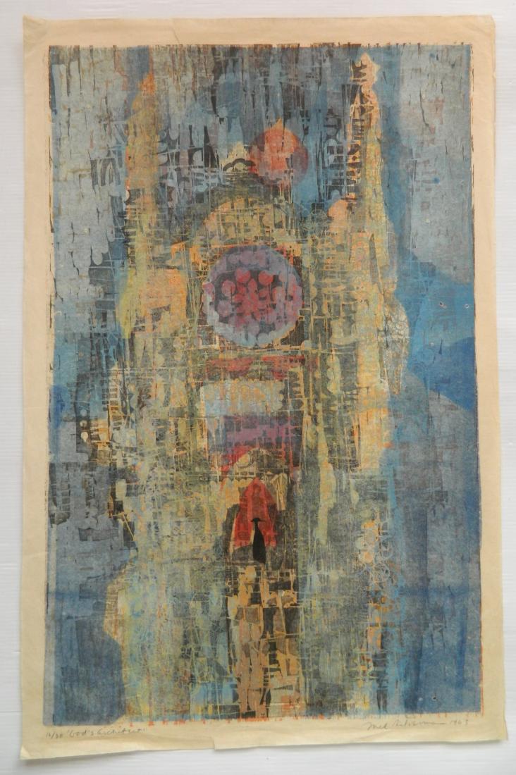 2 Mel Silverman woodcuts (1 of 6)