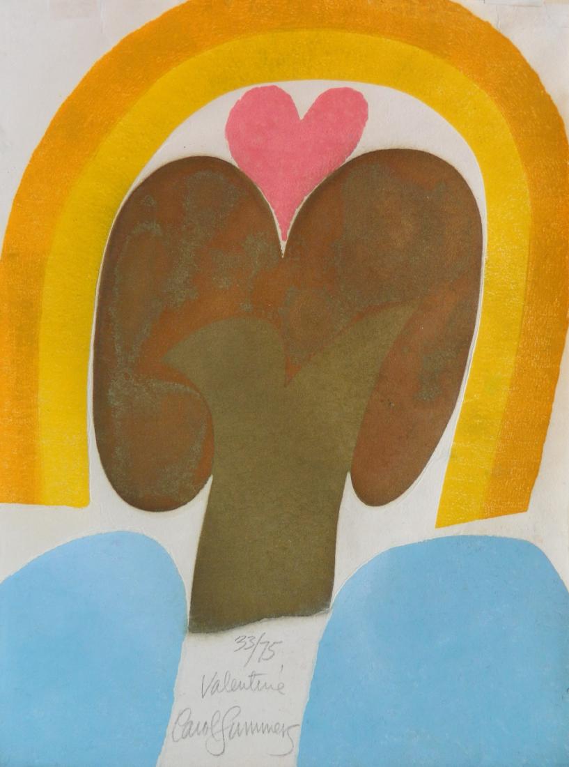 Carol Summers woodcut (1 of 4)