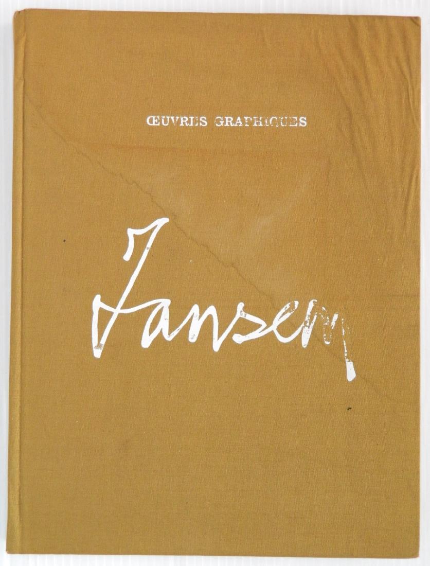 Jansem - Jansem (Oeuvres Graphiques): Jansem, Jean, ''Jansem (Oeuvres Graphiques)'', introduction by Jean Daleveze, Touchstone Publishers, Ltd, New York, 1969, hardcover, with dark gold cloth boards with white lettering, lacking all origi