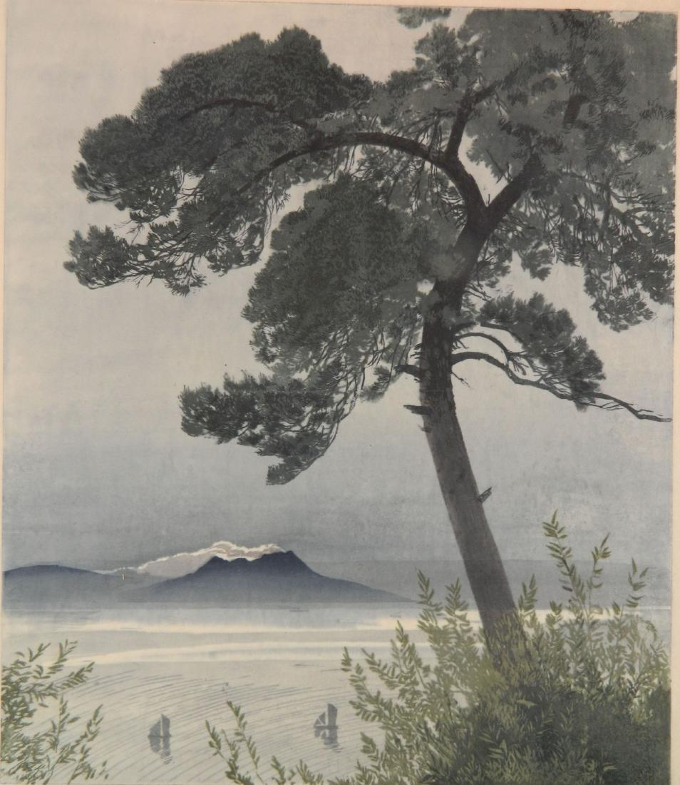 Hans Frank woodcut in colors (1 of 4)