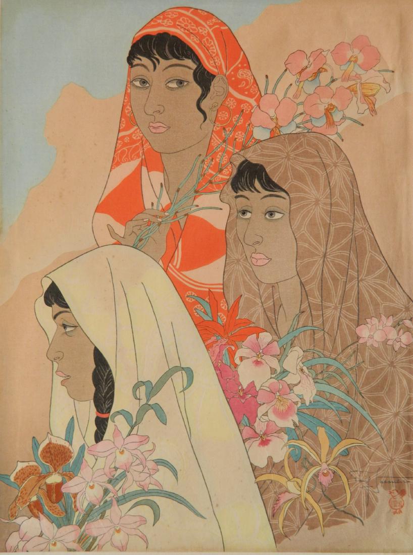 Paul Jacoulet woodblock (1 of 4)