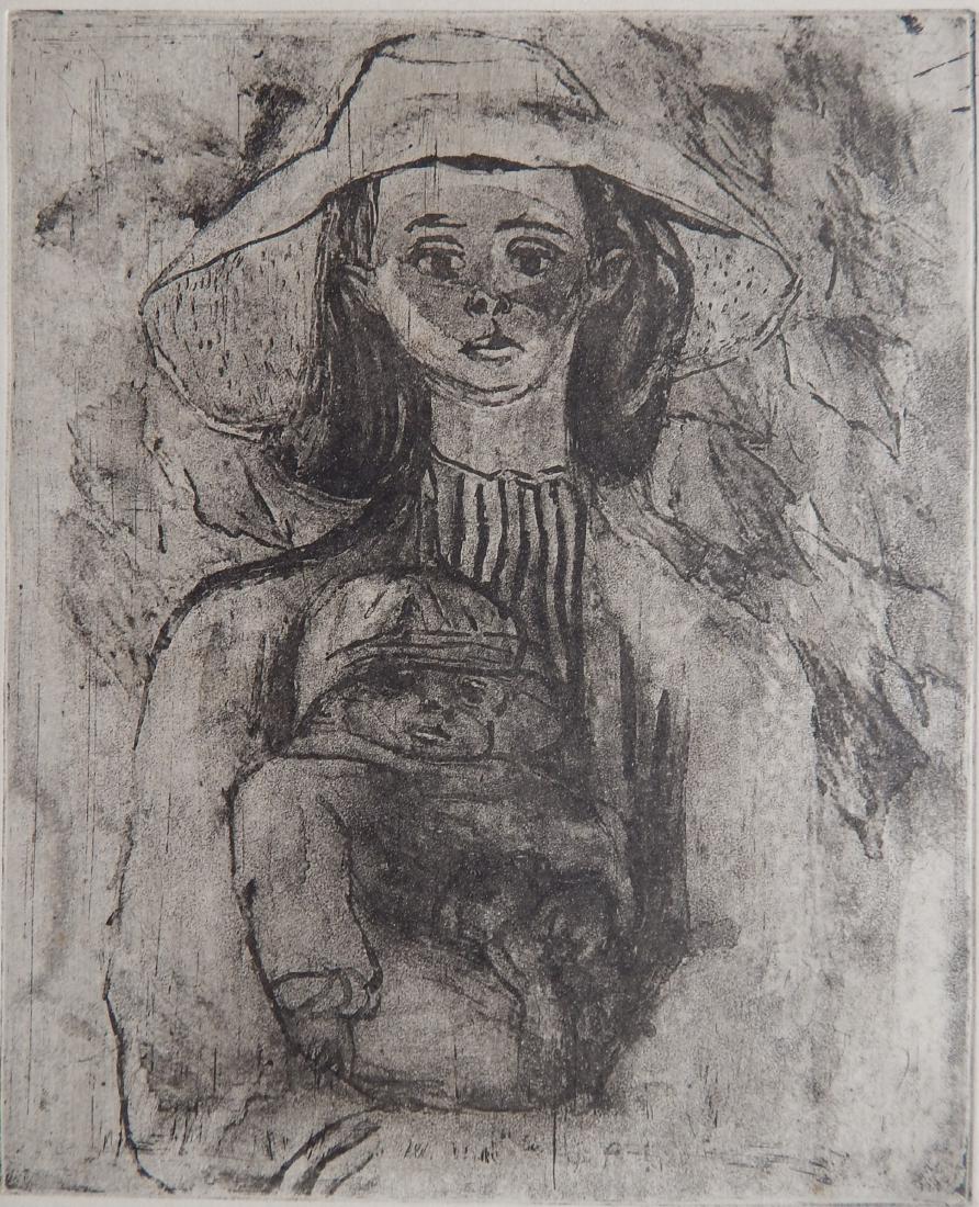 Will Barnet etching (1 of 4)