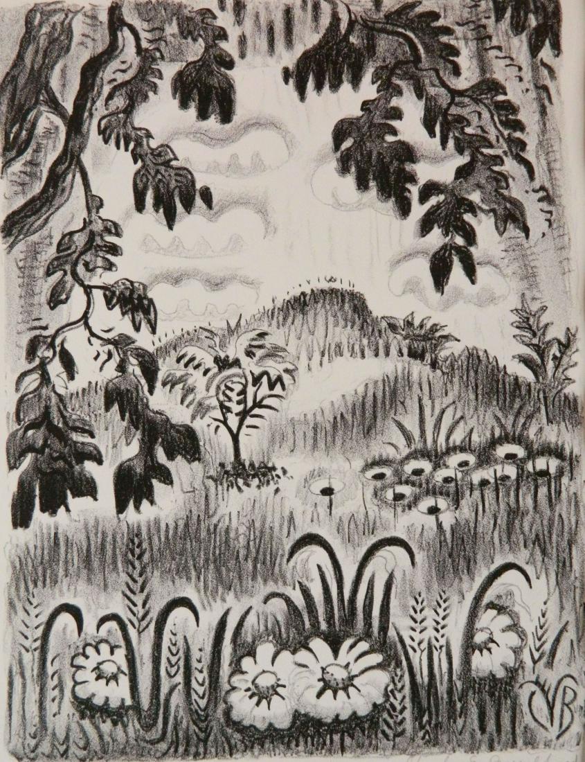 Charles E. Burchfield lithograph (1 of 4)