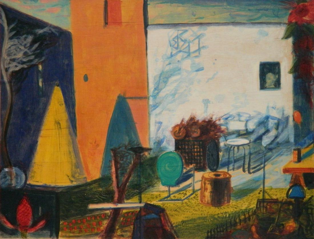 Gregory Crane monotype (1 of 4)