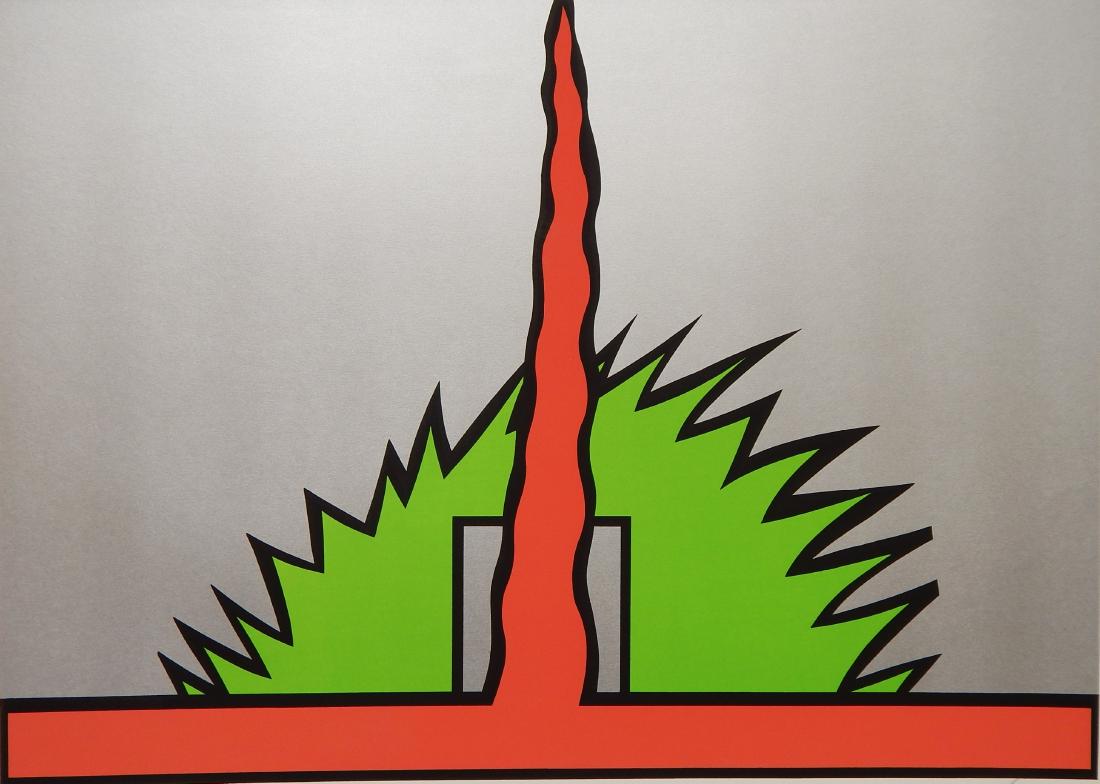 Nicholas Krushenick silkscreen (1 of 4)