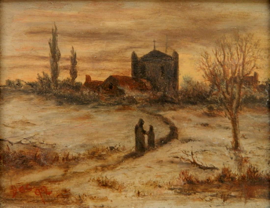 19th c. European School oil (1 of 4)