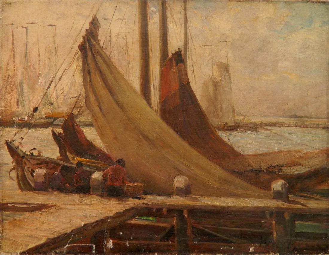 19/20th c. American School oil (1 of 6)