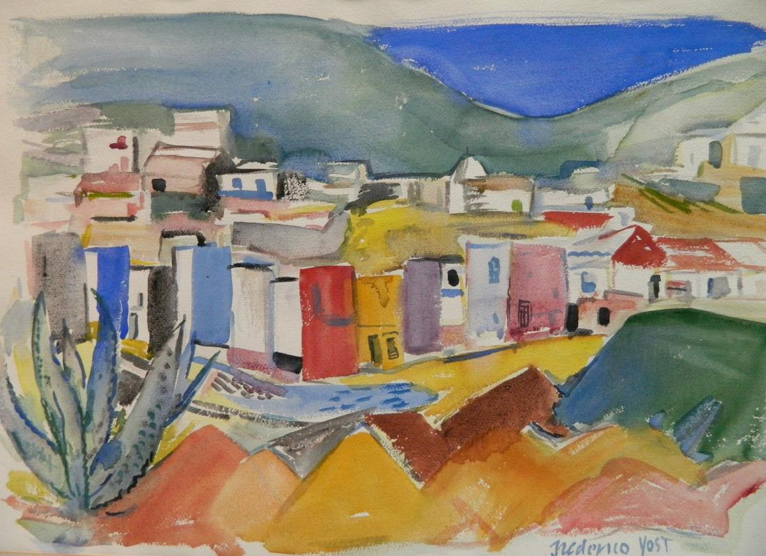 Fred Yost watercolor (1 of 4)