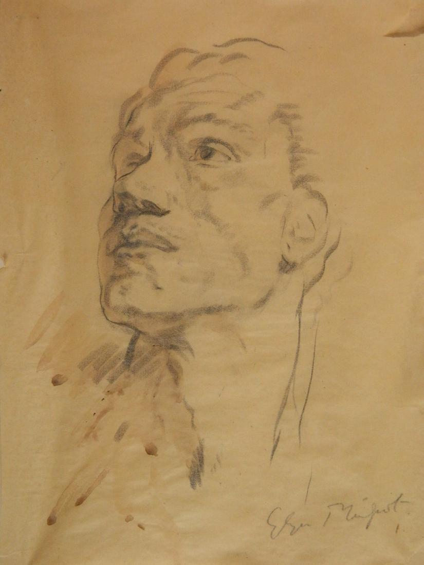 20th c. American School graphite (1 of 4)