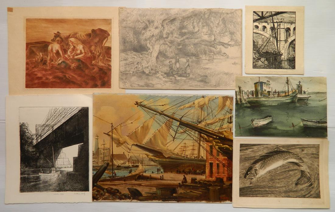 Miscellaneous drawings, prints and paintings (1 of 10)