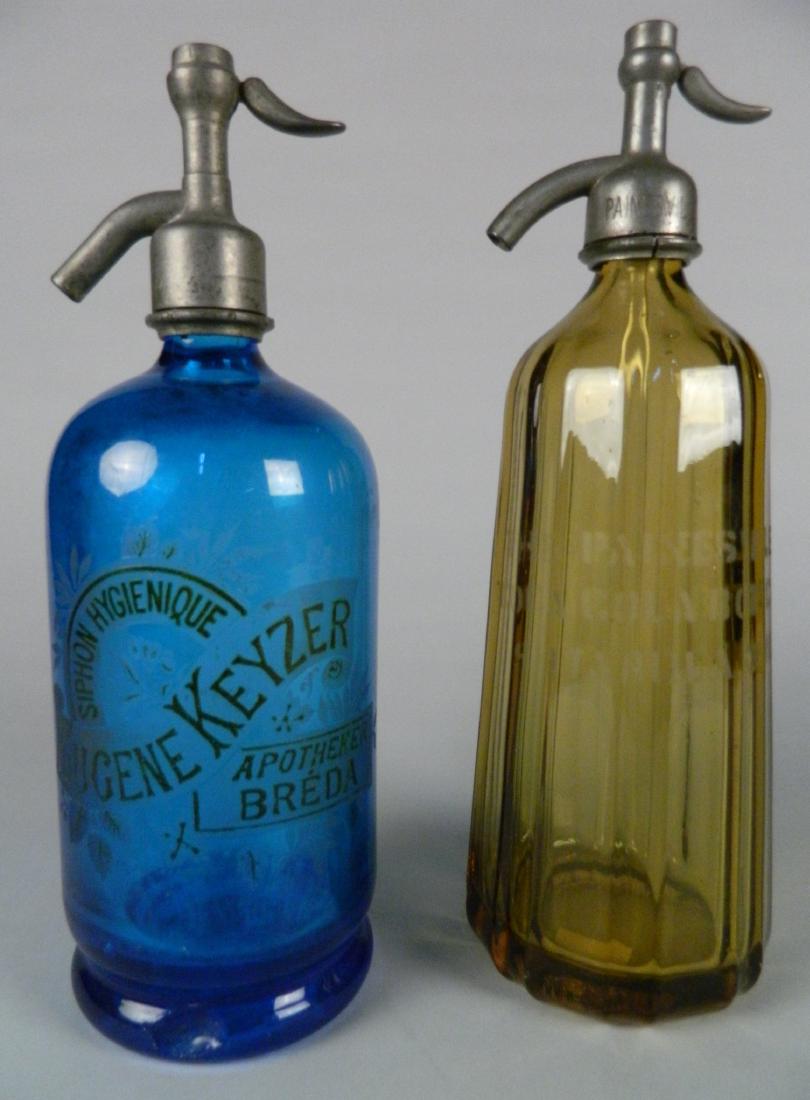 2 Art Deco Seltzer bottles (1 of 8)