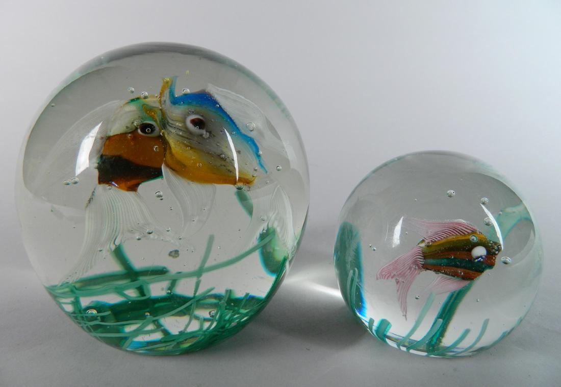 2 Murano Glass aquarium paperweights (1 of 7)