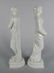 Belleek glazed porcelain statues - 2