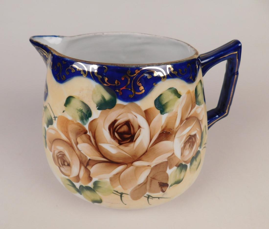 Nippon porcelain hand-painted water pitcher (1 of 6)