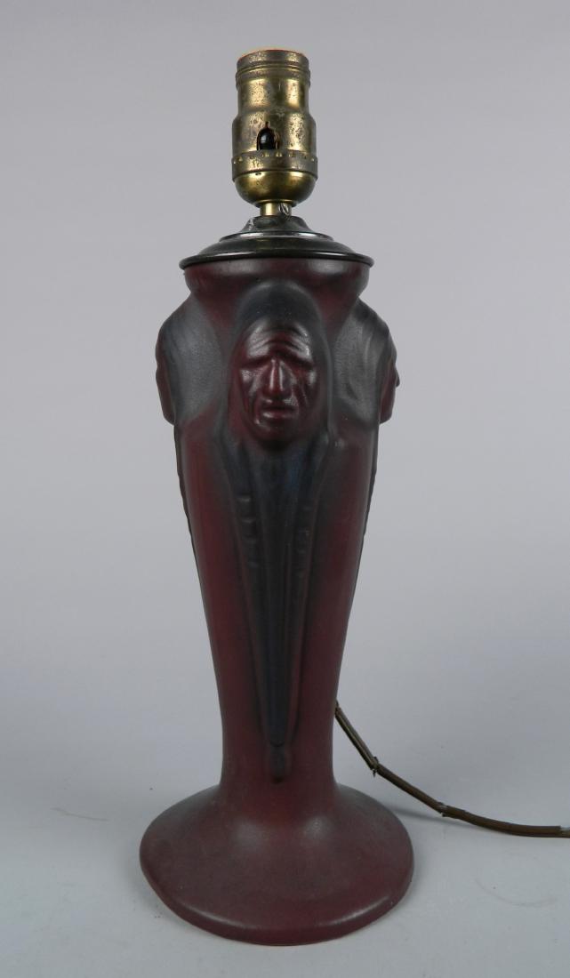 Van Briggle Pottery Three Indian vase (1 of 6)