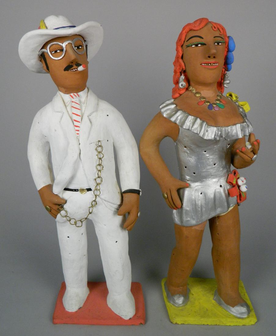 Josefina Aguilar 2 ceramic figures (1 of 8)